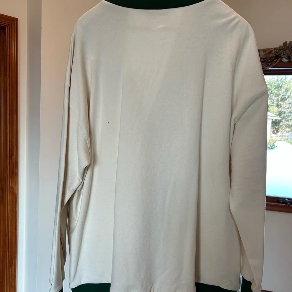 Men's Gucci jersey cotton cardigan web detail size large made in Italy